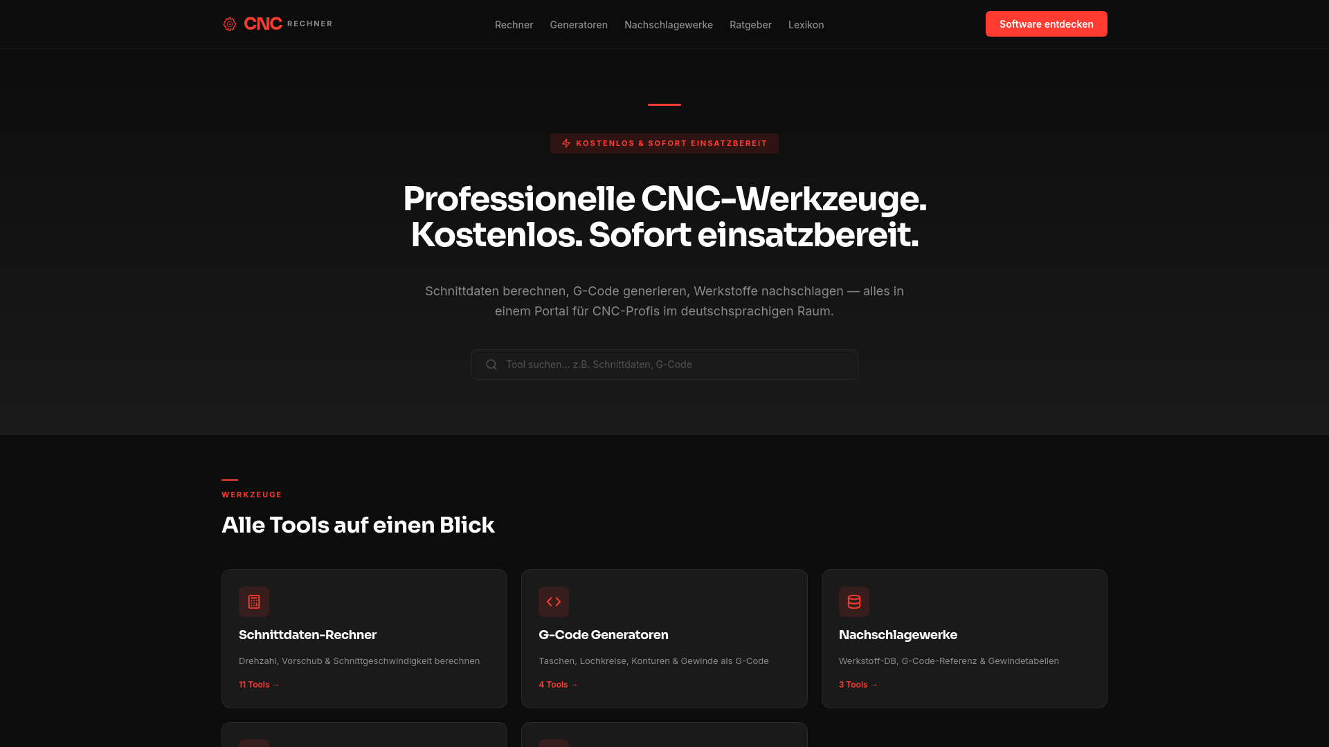 website screenshot of https://cncrechner-de.pages.dev/