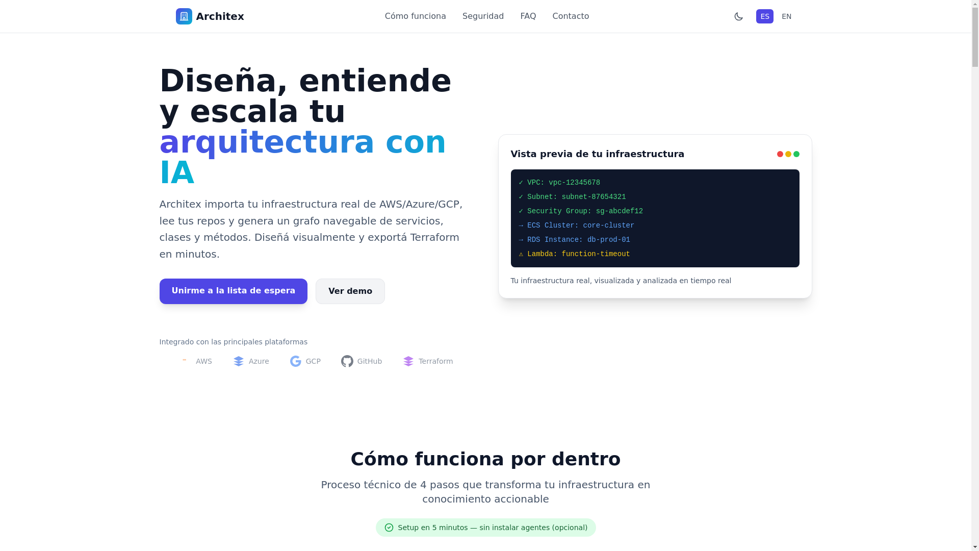 website screenshot of https://arquitex-f0g.pages.dev/