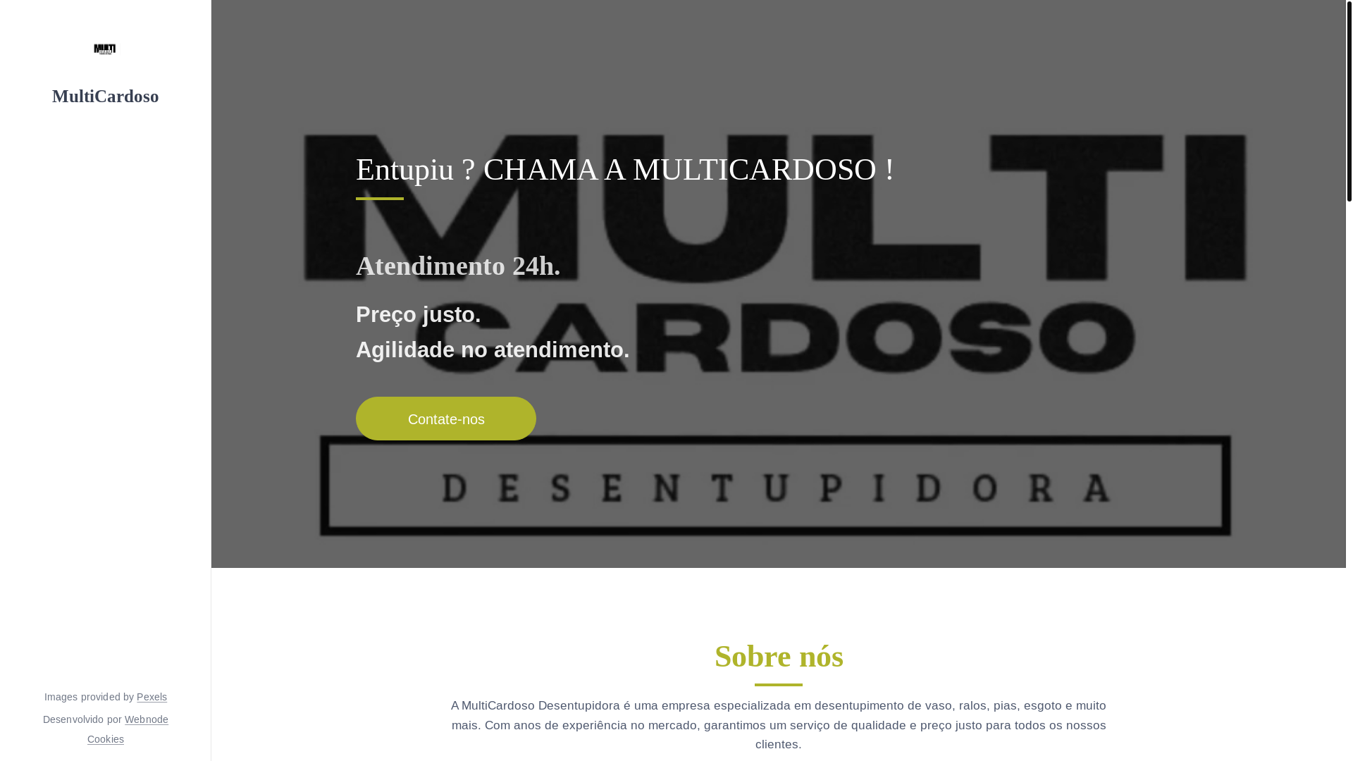 website screenshot of https://multicardoso.com.br/