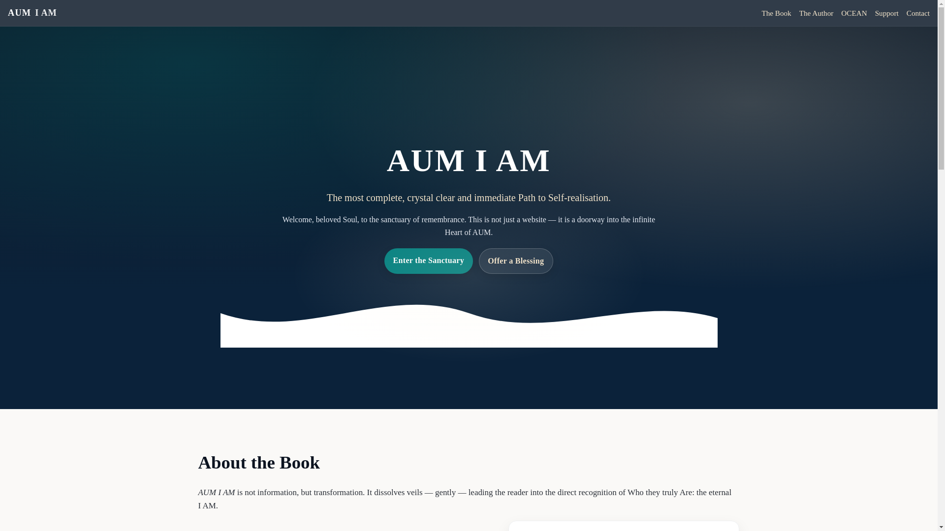 website screenshot of https://aumiam-website.pages.dev/