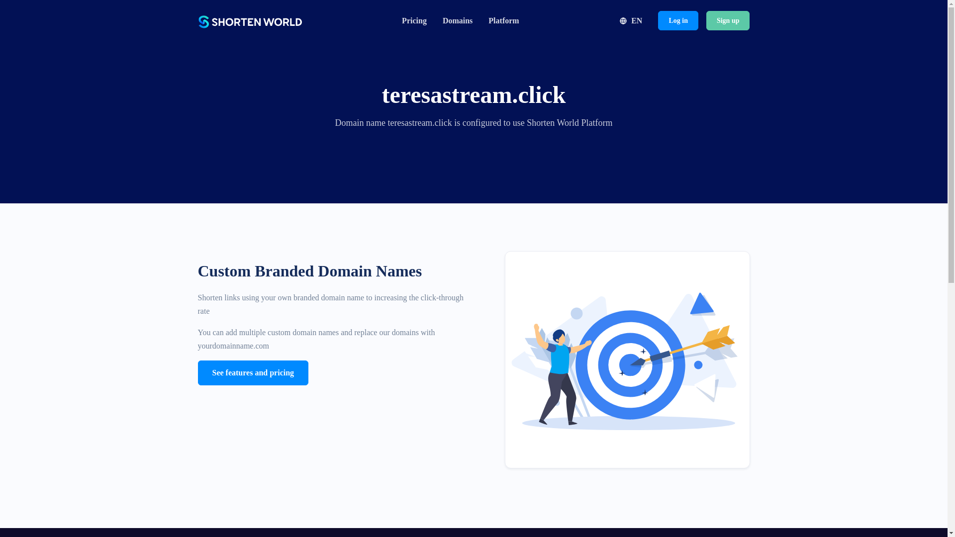 website screenshot of https://teresastream.click/