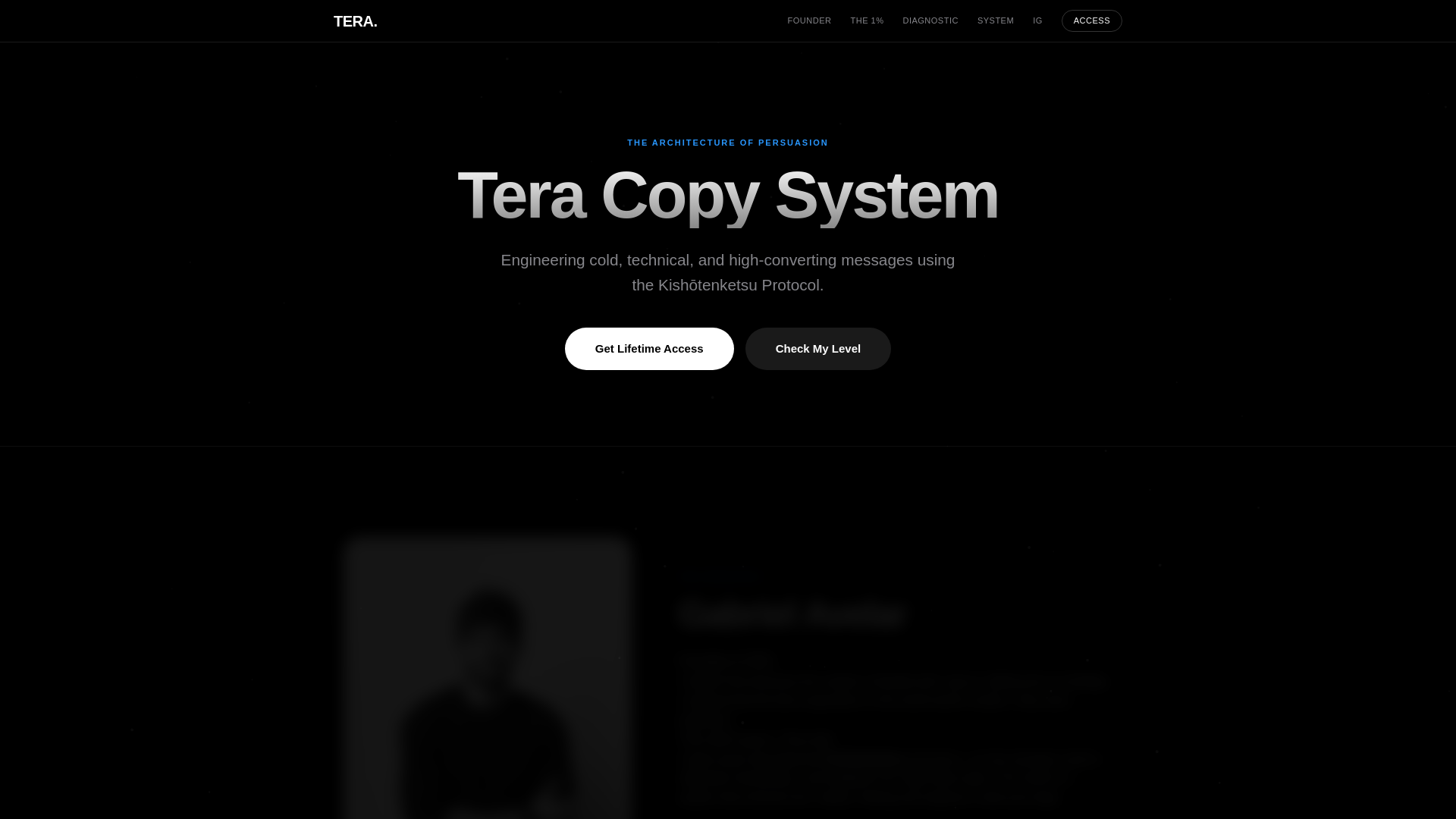 website screenshot of https://theteracopy.top/