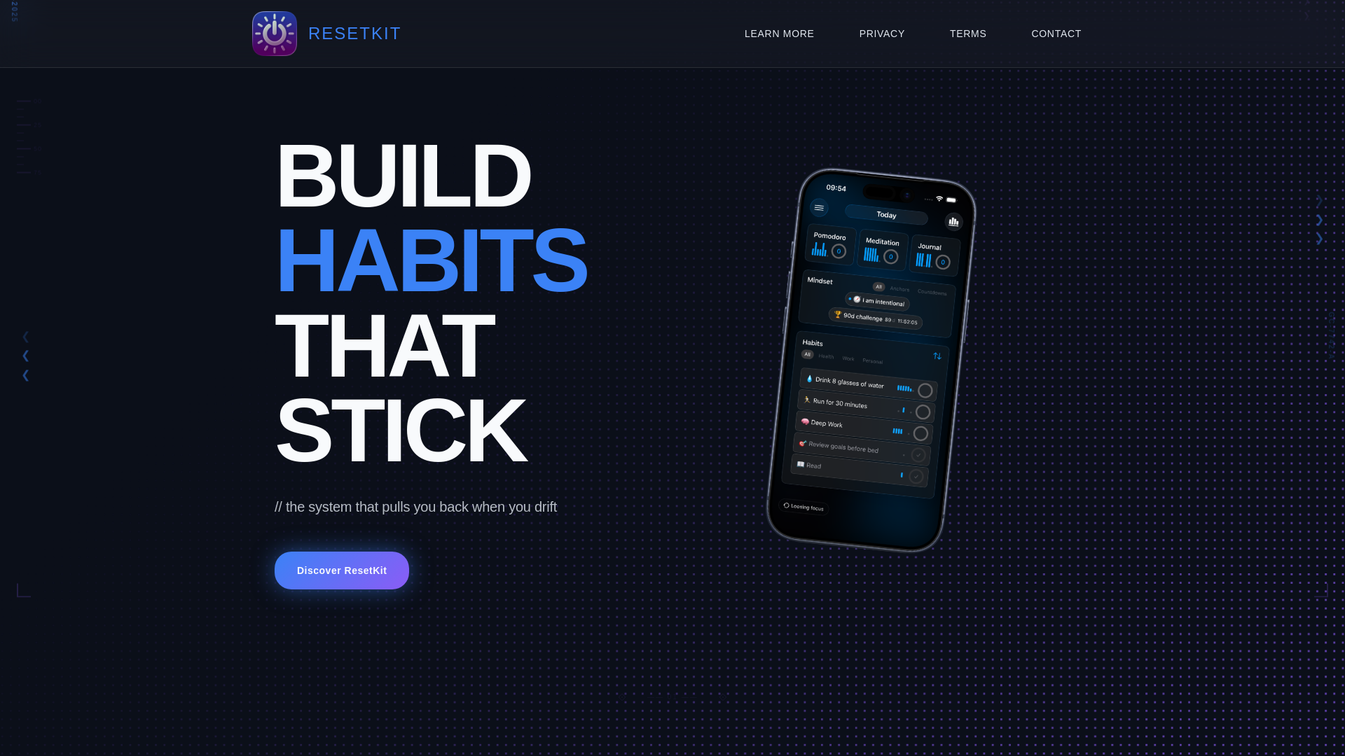 website screenshot of https://resetkit.pages.dev/