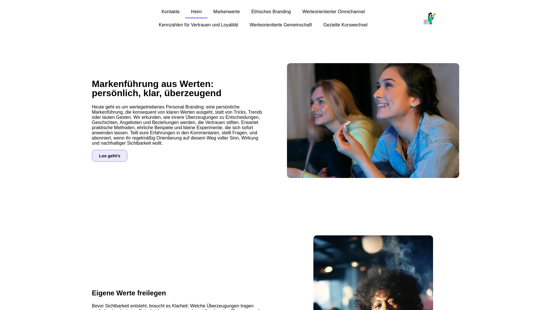 website screenshot of https://varolumasento.life/