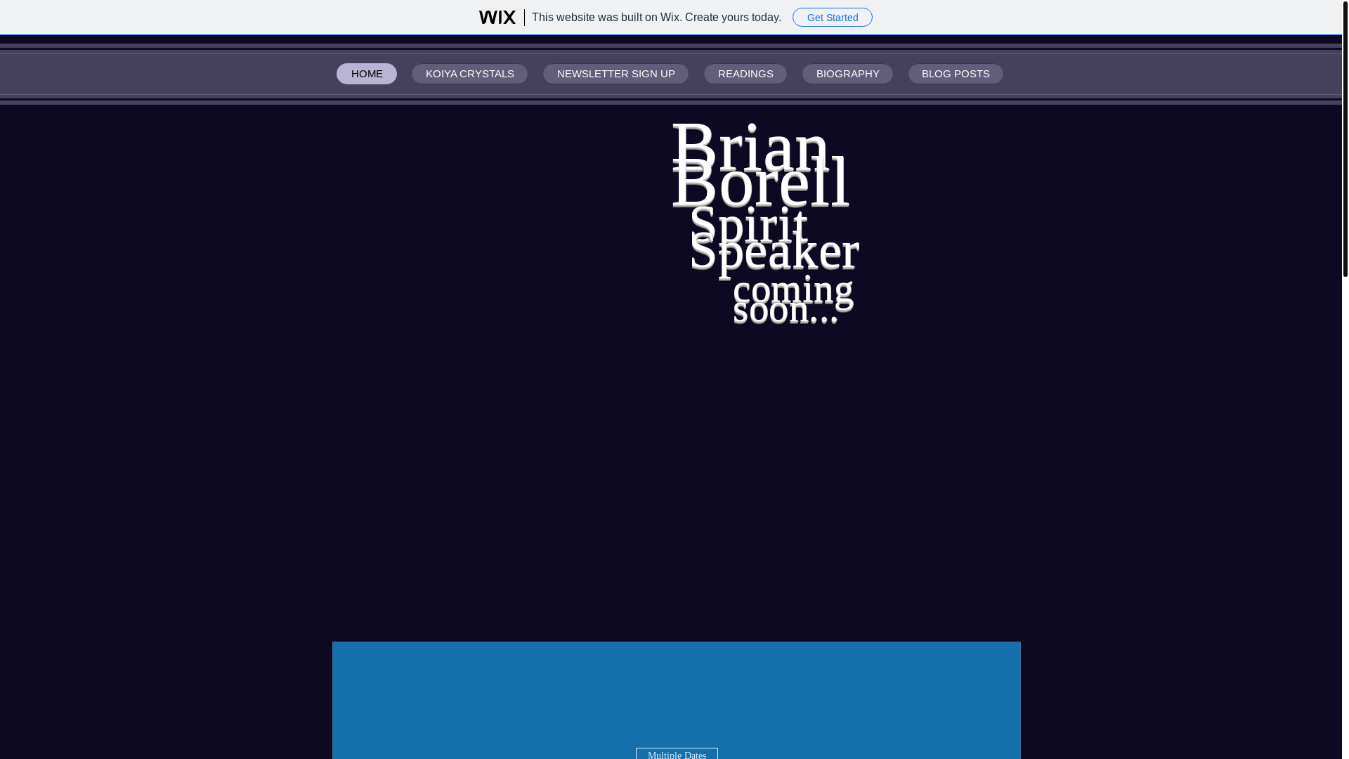 website screenshot of https://brianborell.pages.dev/