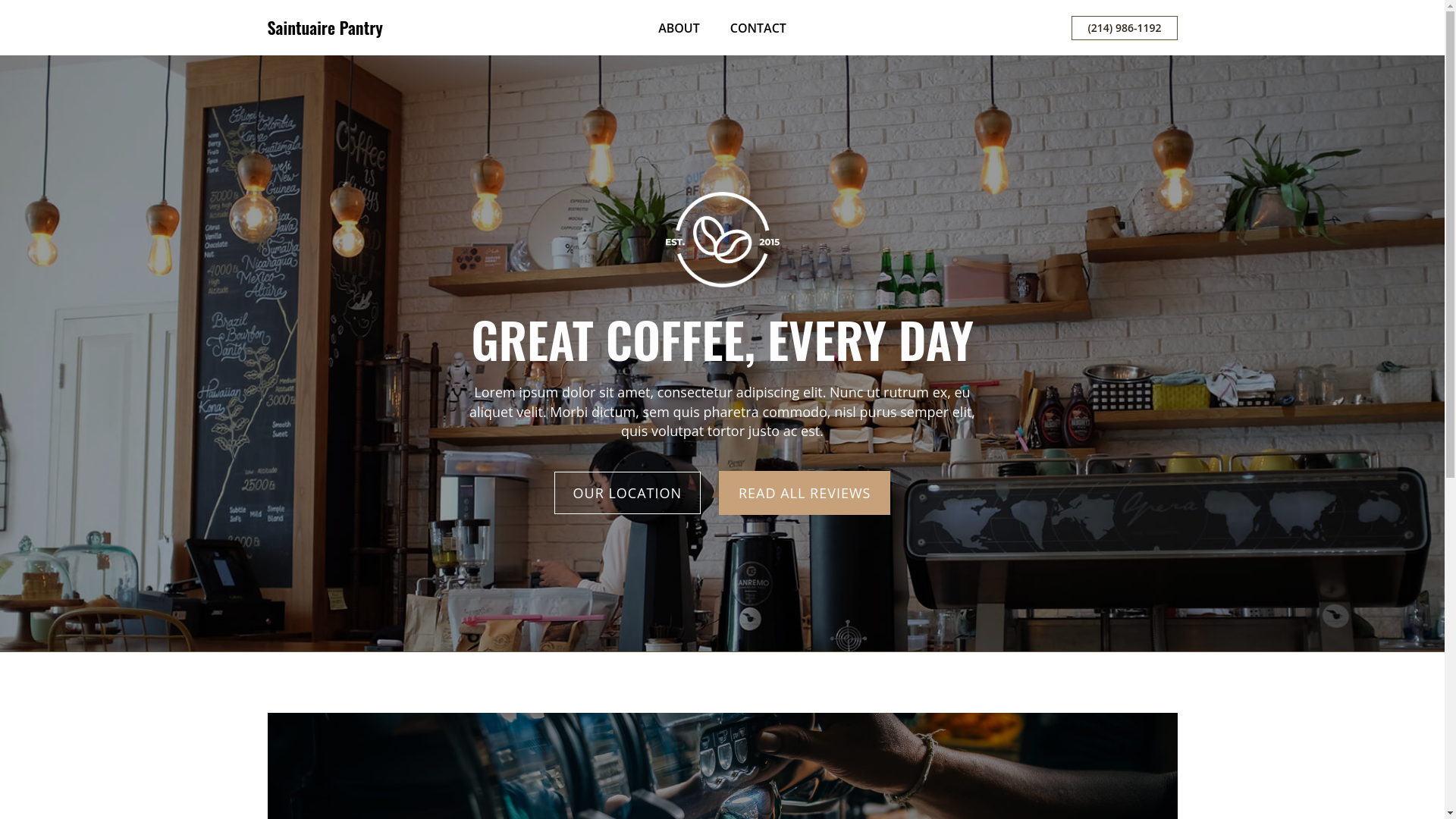 website screenshot of https://saintuairepantry.org/