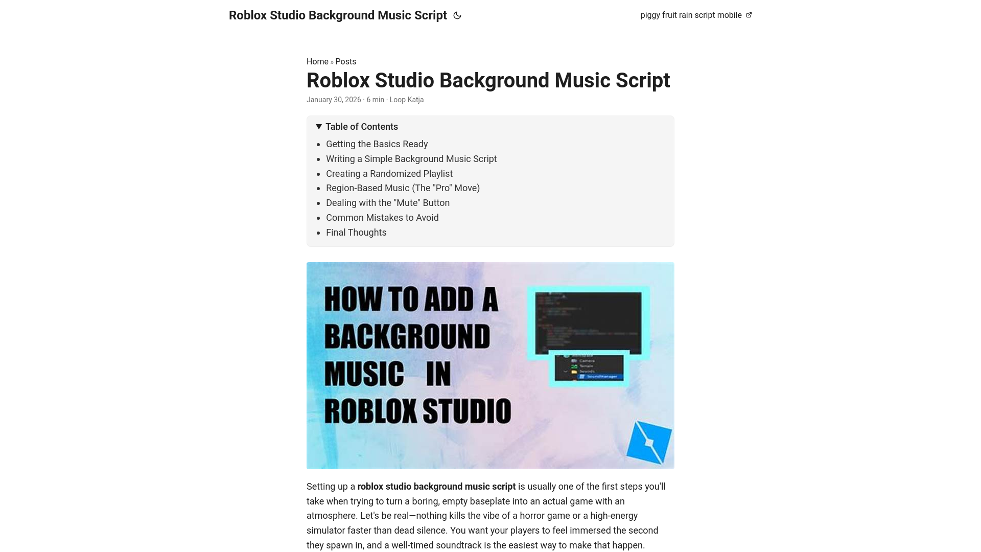 website screenshot of https://robloxstudiobackgroundmusicscript.pages.dev/