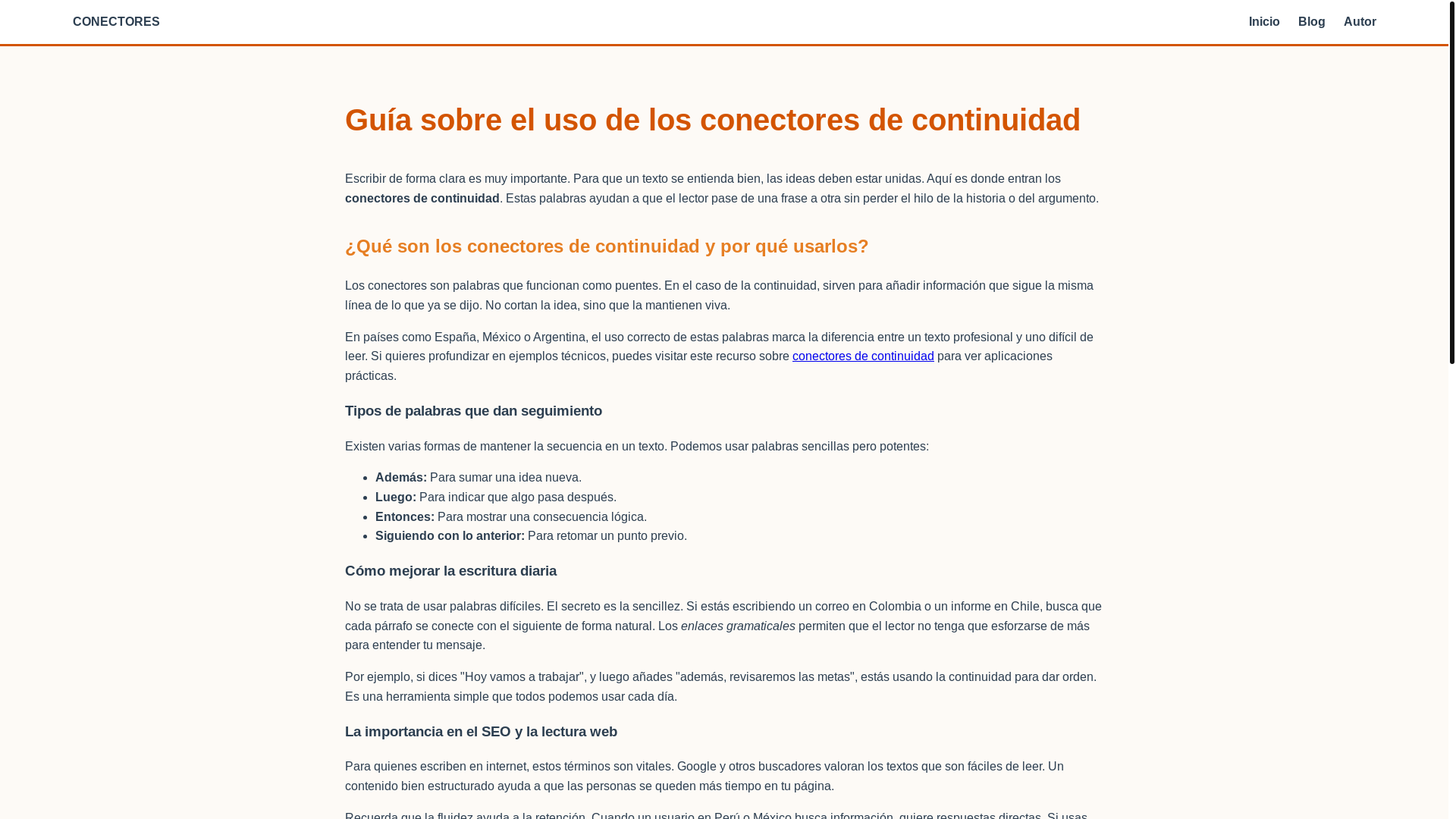 website screenshot of https://conectores.pages.dev/