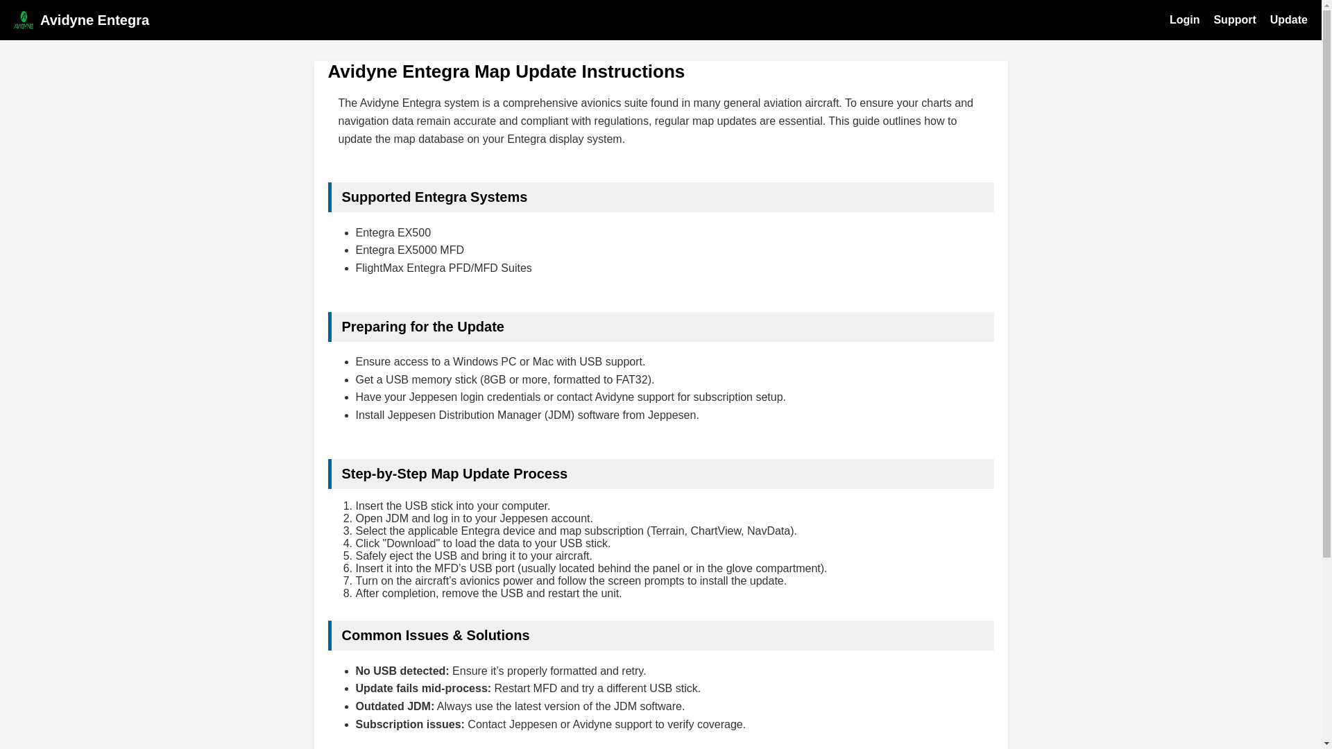 website screenshot of https://avidyne-entegra.pages.dev/