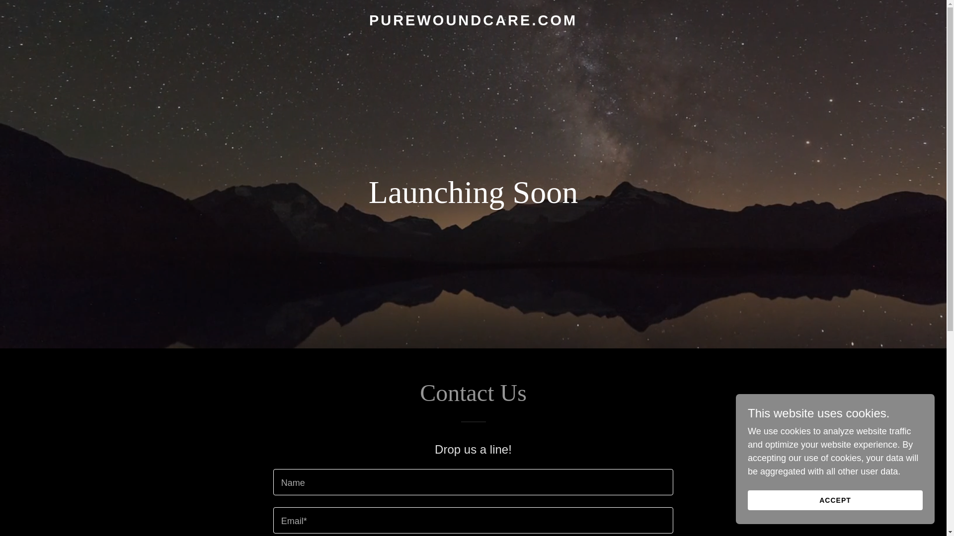 website screenshot of https://purewoundcare.com/