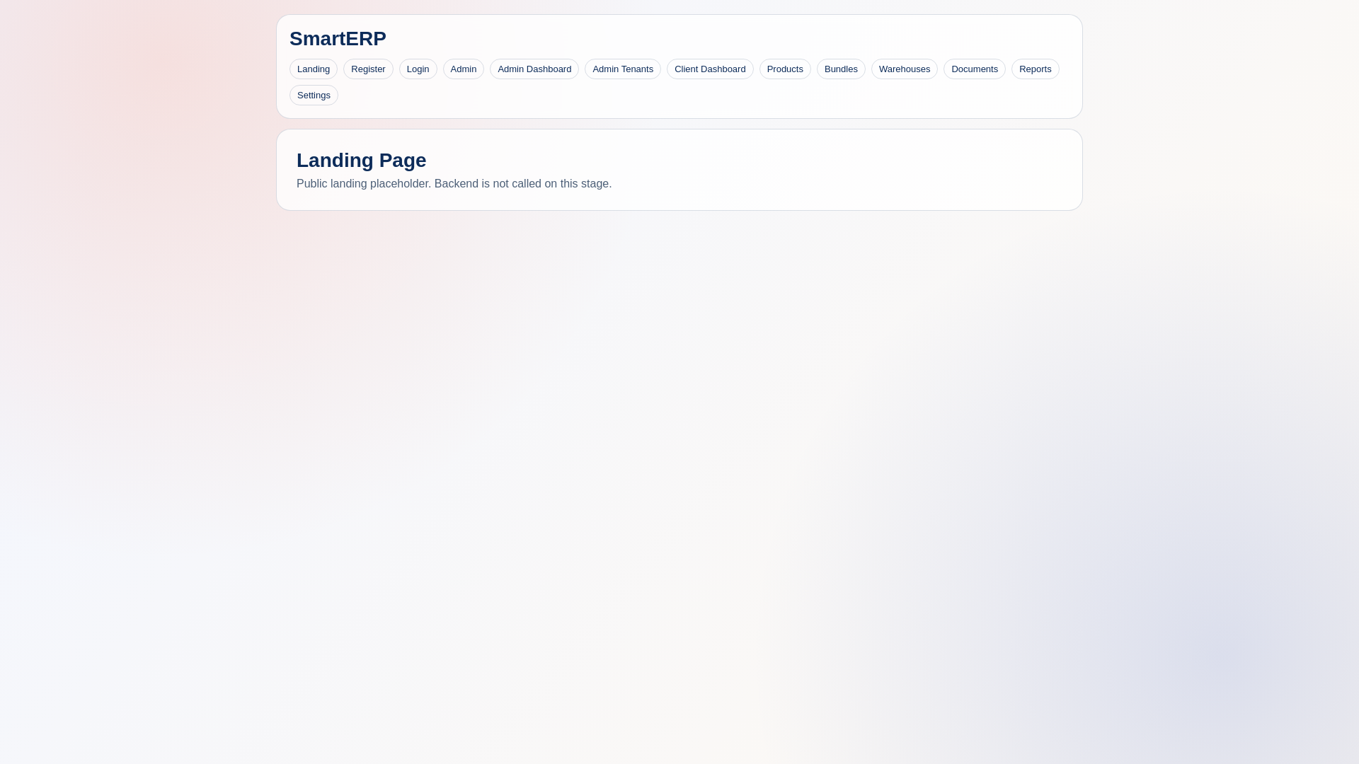 website screenshot of https://smarttradeerp.pages.dev/