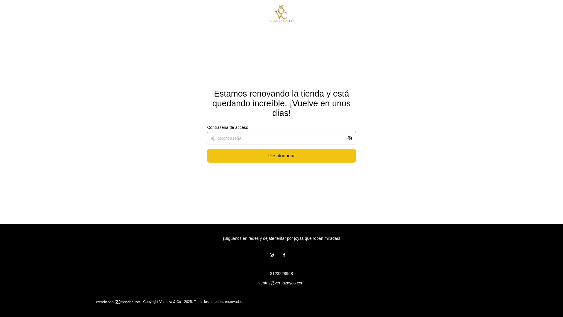website screenshot of https://vernazayco.com.co/