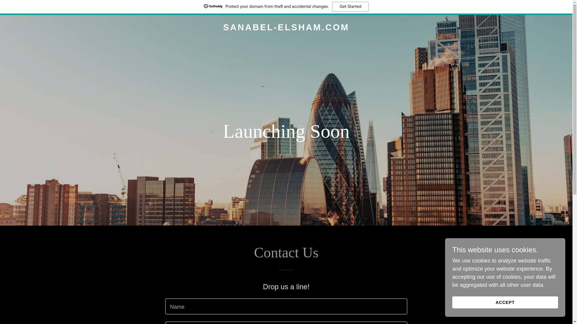 website screenshot of https://sanabel-elsham.com/