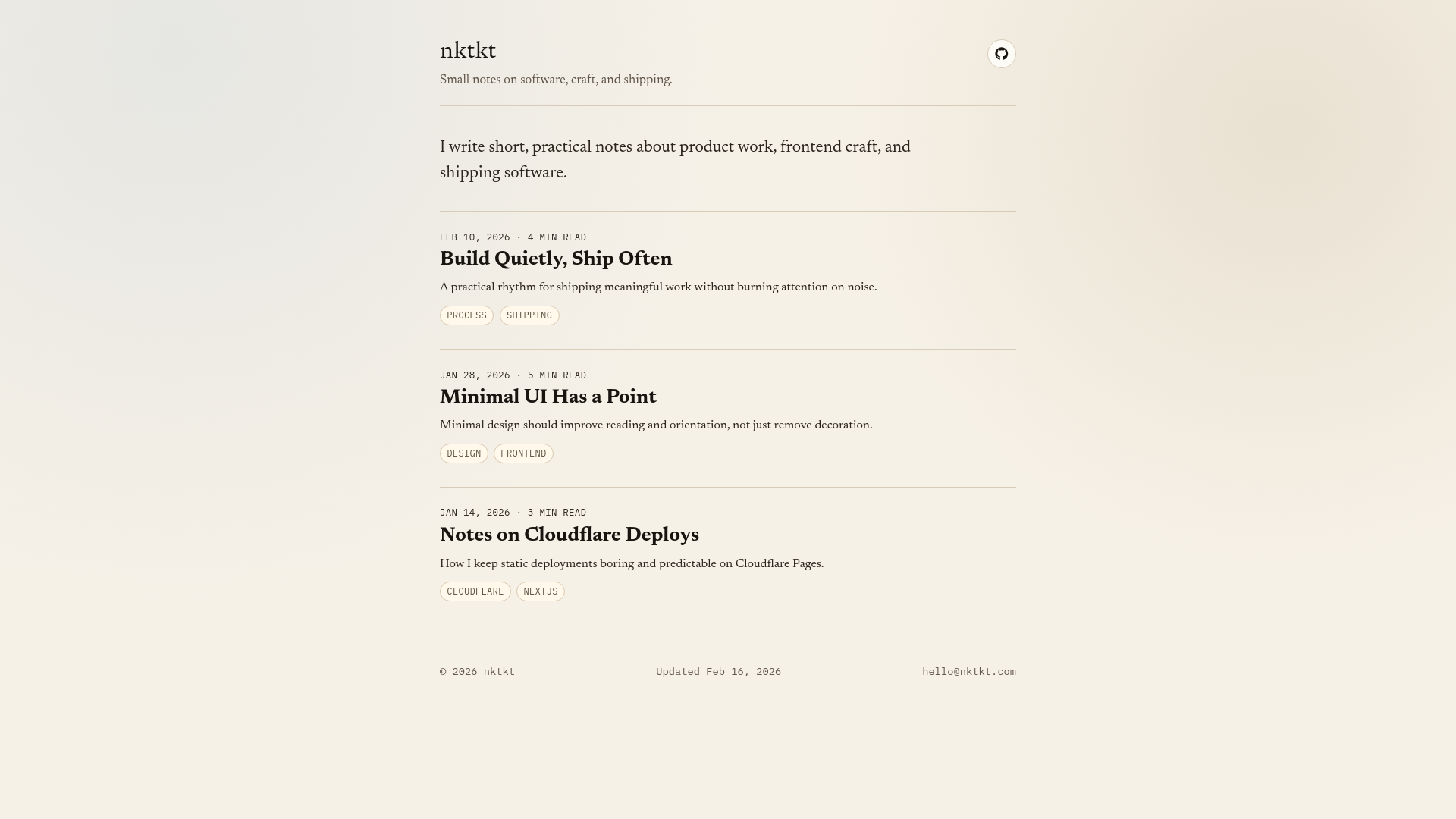website screenshot of https://nktkt.pages.dev/