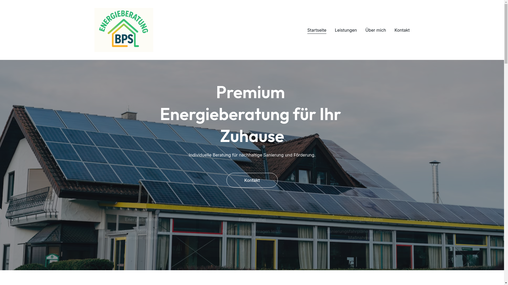 website screenshot of https://bps-energieberatung.de/
