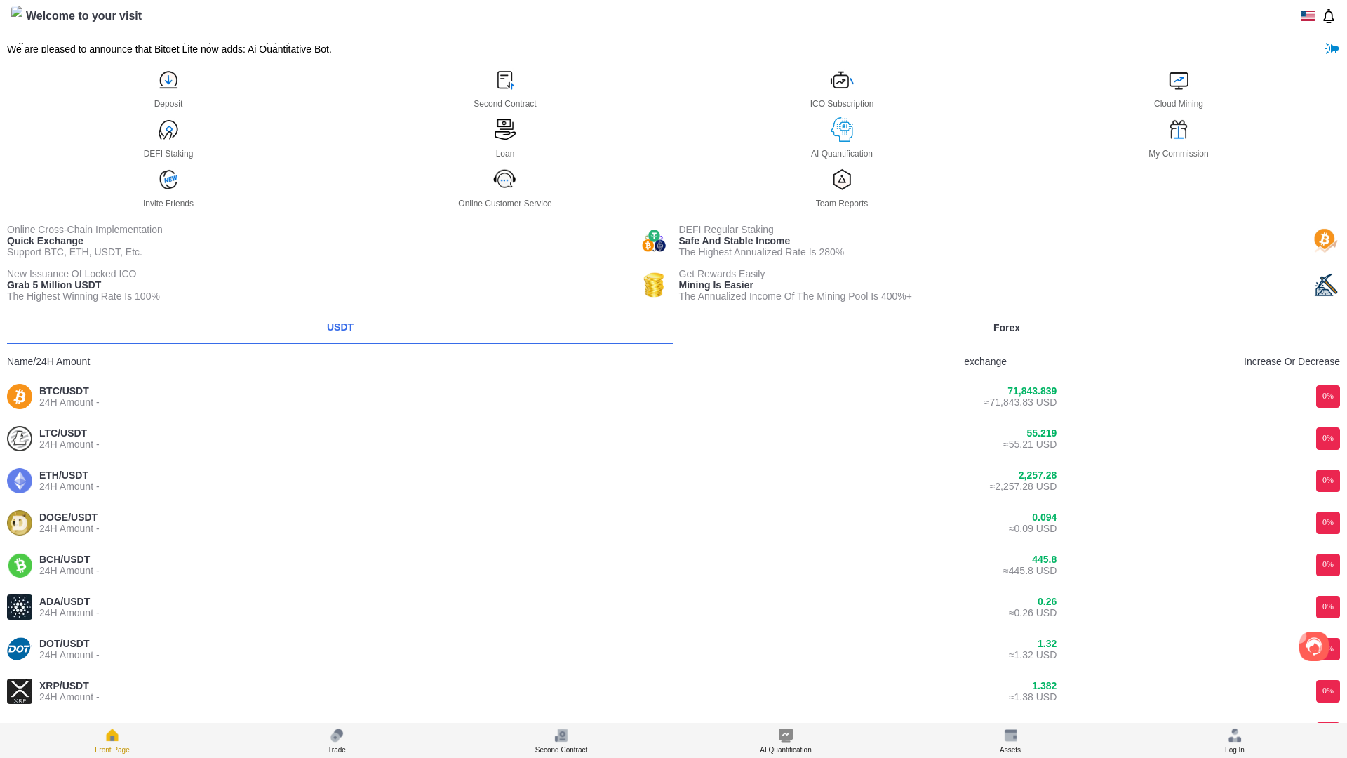 website screenshot of https://bitgethi.com