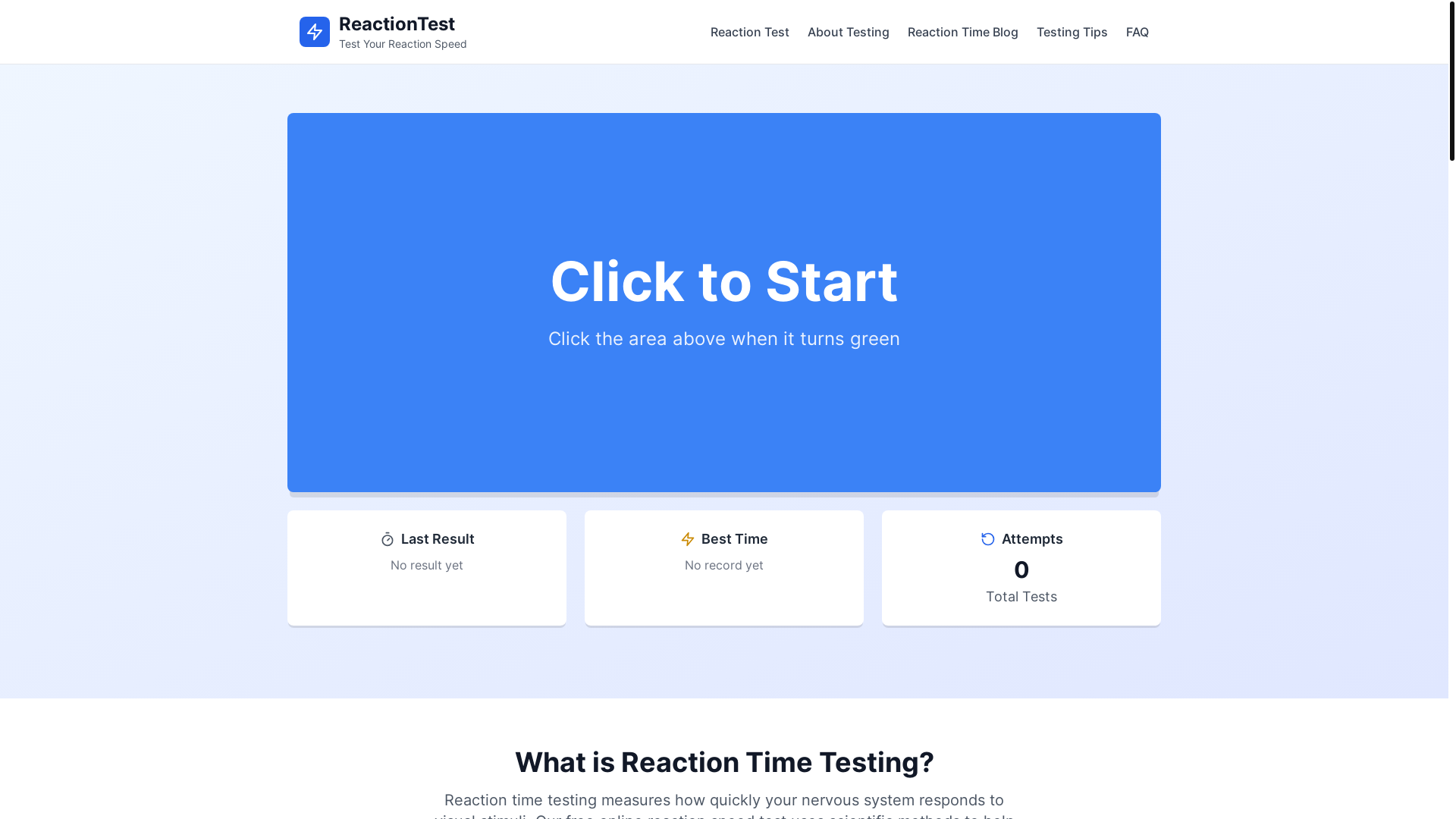 website screenshot of https://reactiontesting-com.pages.dev/