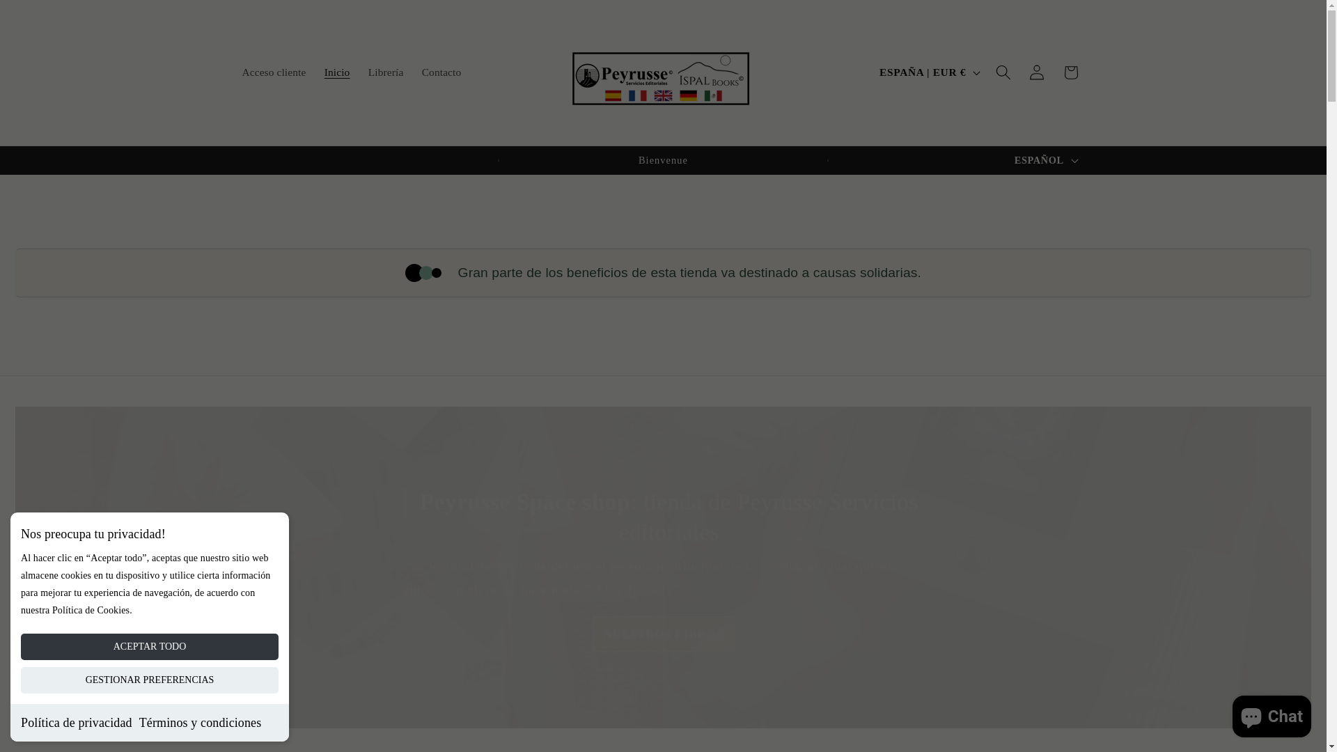 website screenshot of https://ispalbooks.shop/