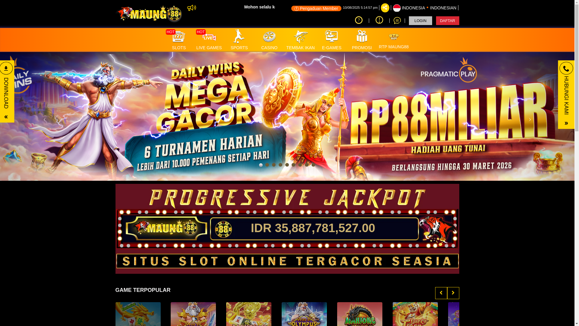 website screenshot of https://maungsubur.com/