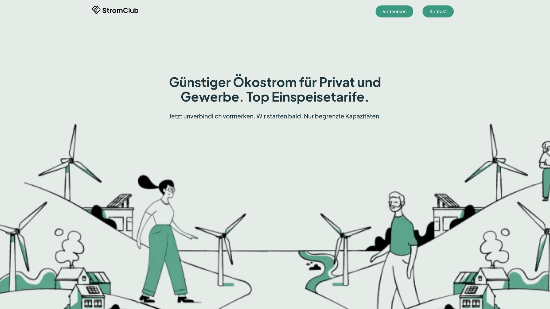 website screenshot of https://stromclub-at.pages.dev/