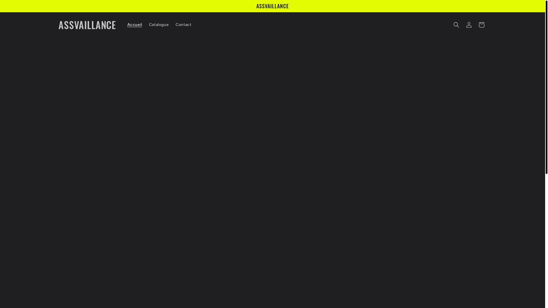 website screenshot of https://assvaillance.store/