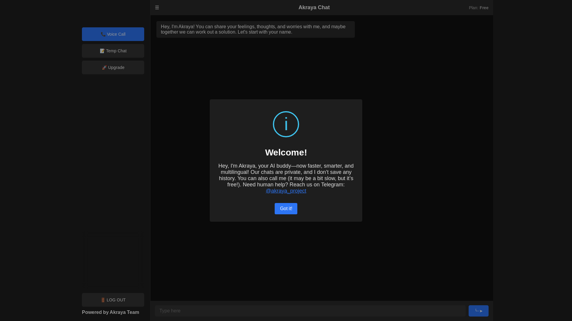website screenshot of https://akraya.club/
