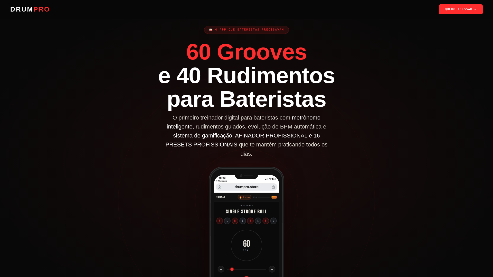 website screenshot of https://drumpro.store/