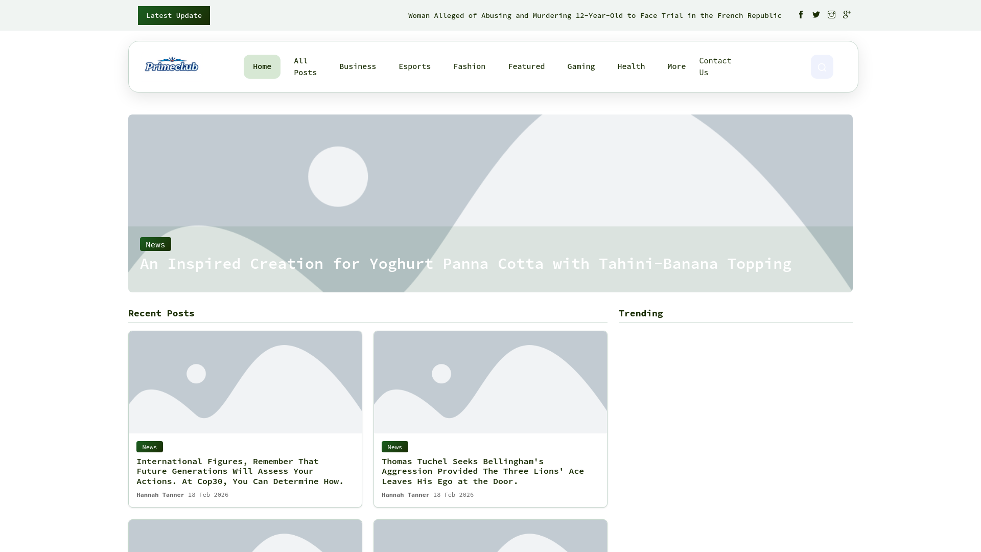 website screenshot of https://primeclub.ca/
