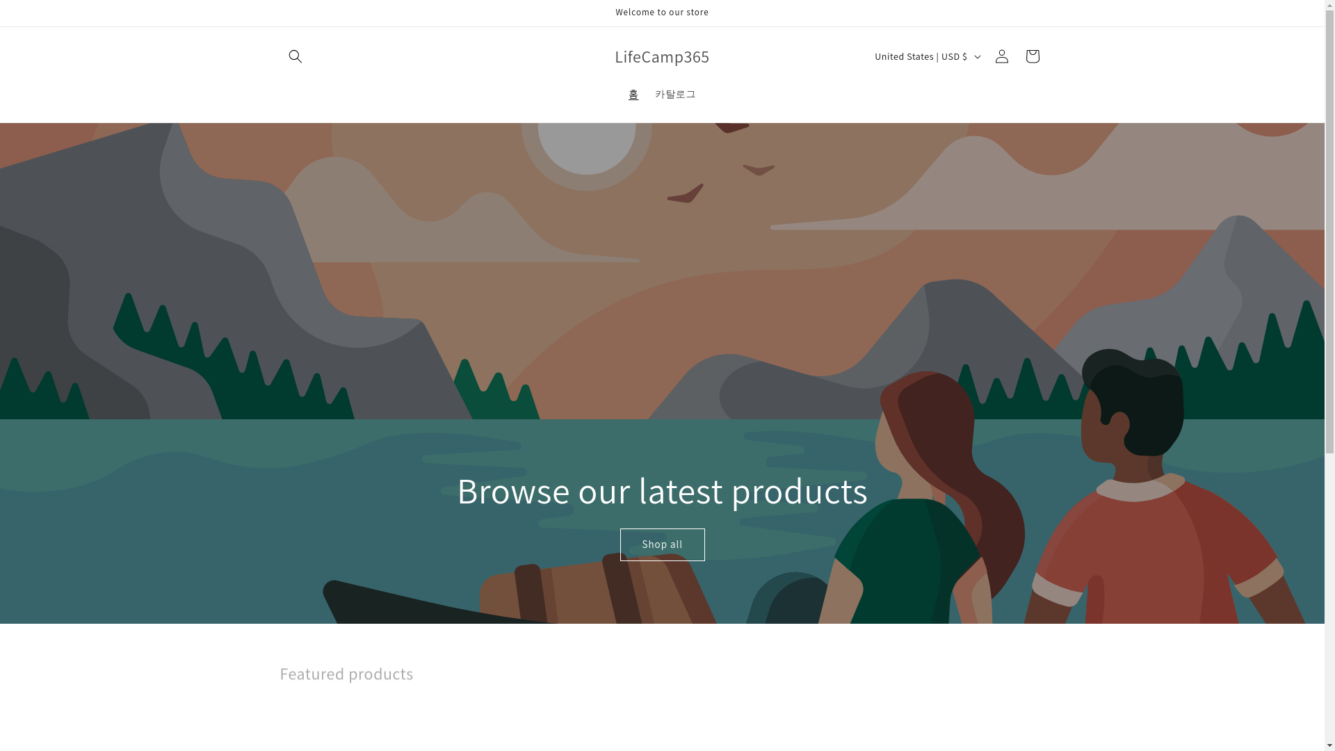 website screenshot of https://lifecamp365.net/