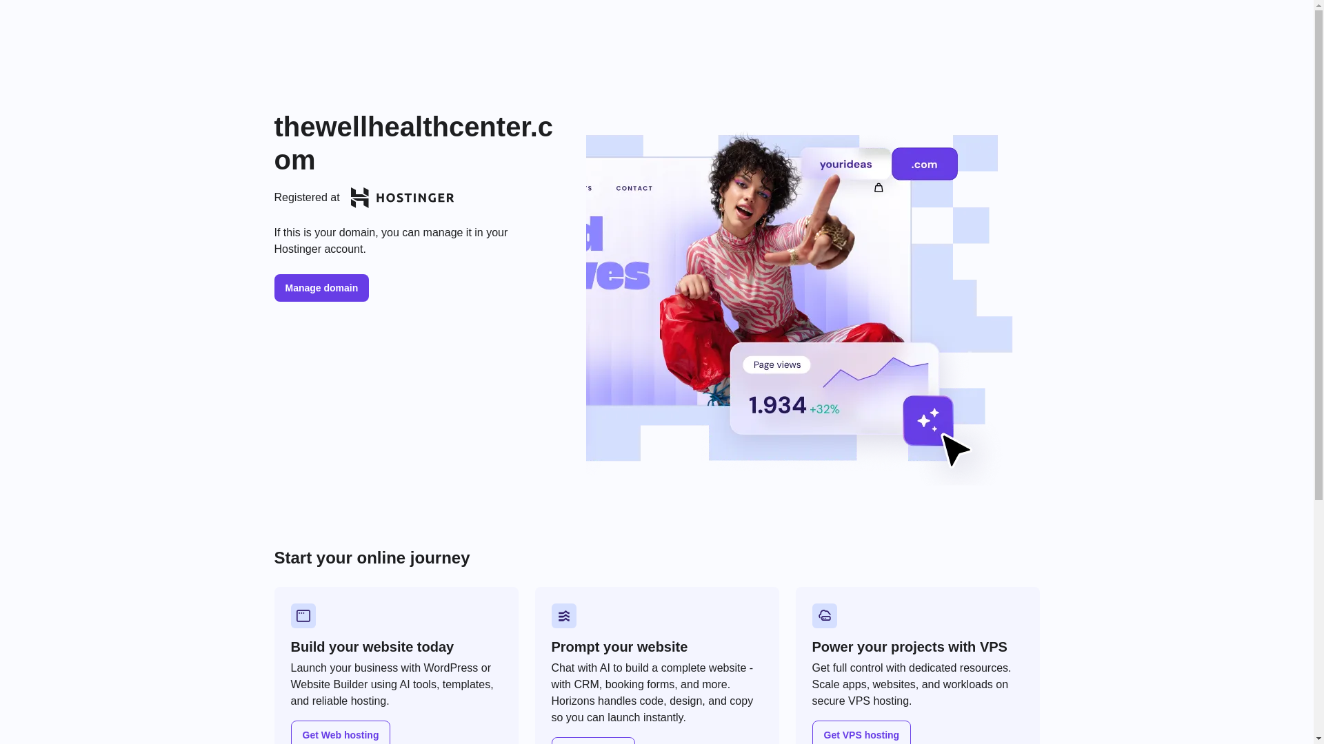 website screenshot of https://thewellhealthcenter.com/