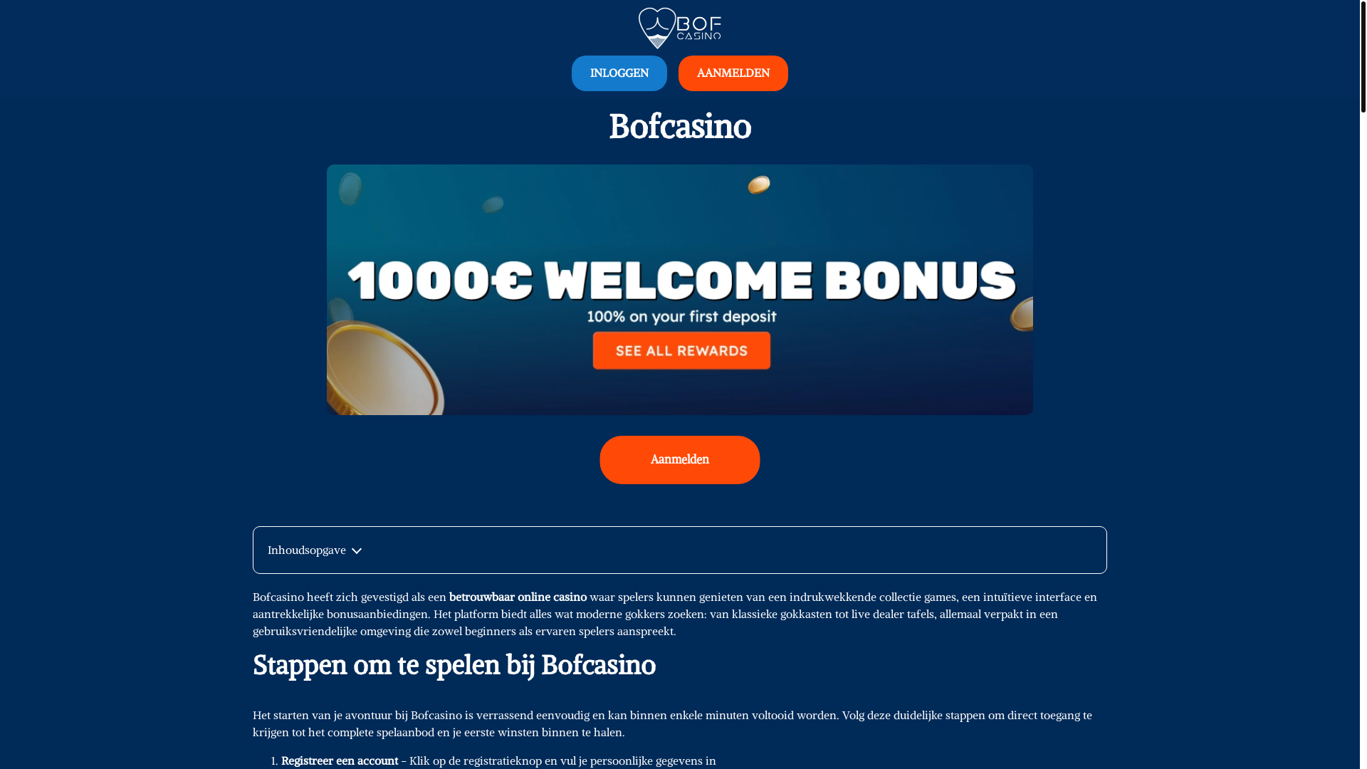 website screenshot of https://bofcasino.casino/