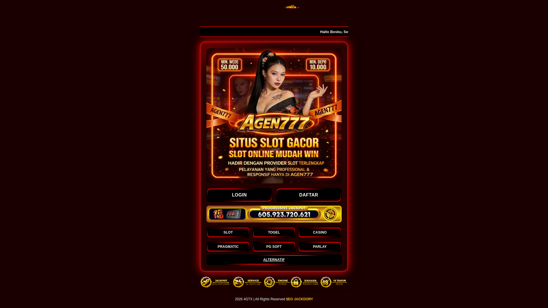 website screenshot of https://seninselasawaktunyakerja.pages.dev/