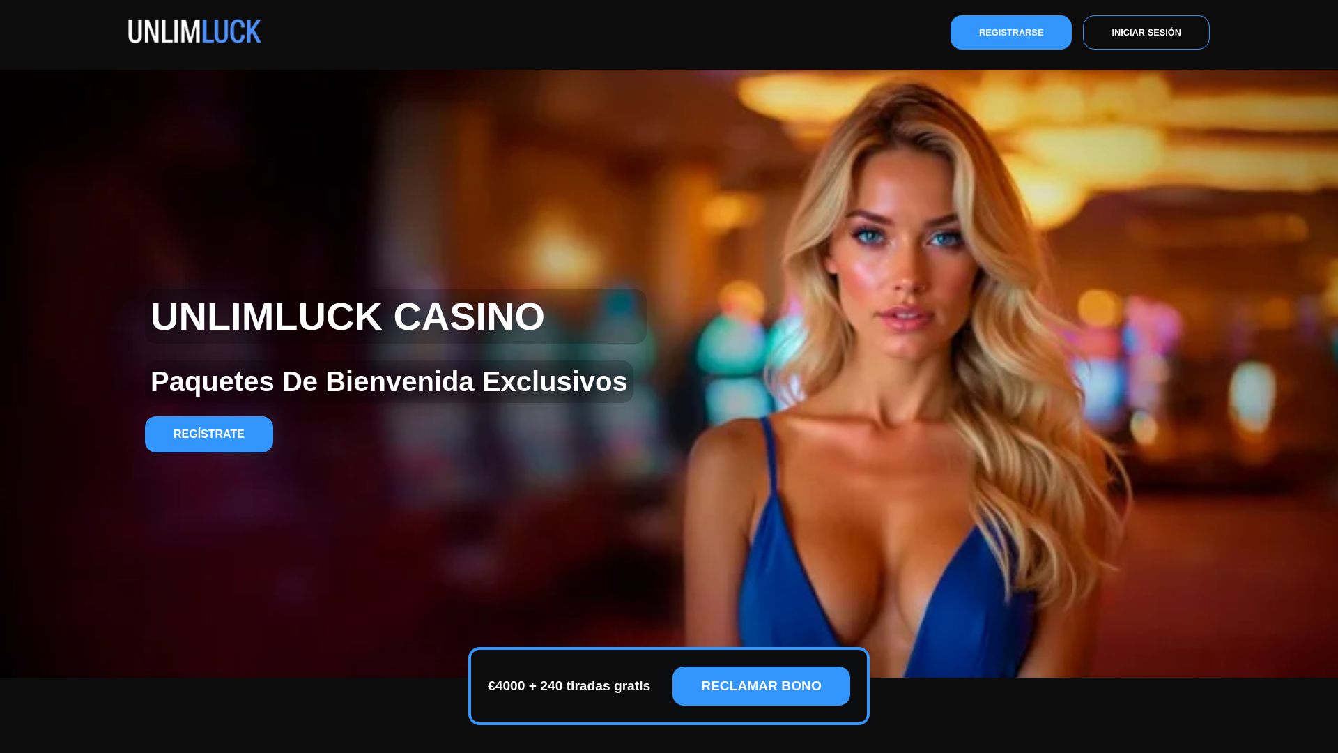 website screenshot of https://unlim-luck-es.pages.dev/