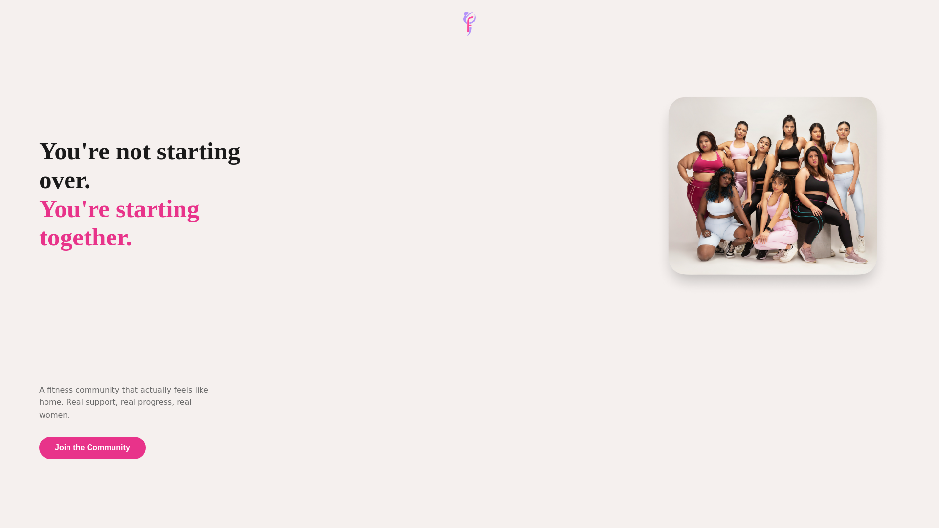 website screenshot of https://fit-femme.pages.dev/