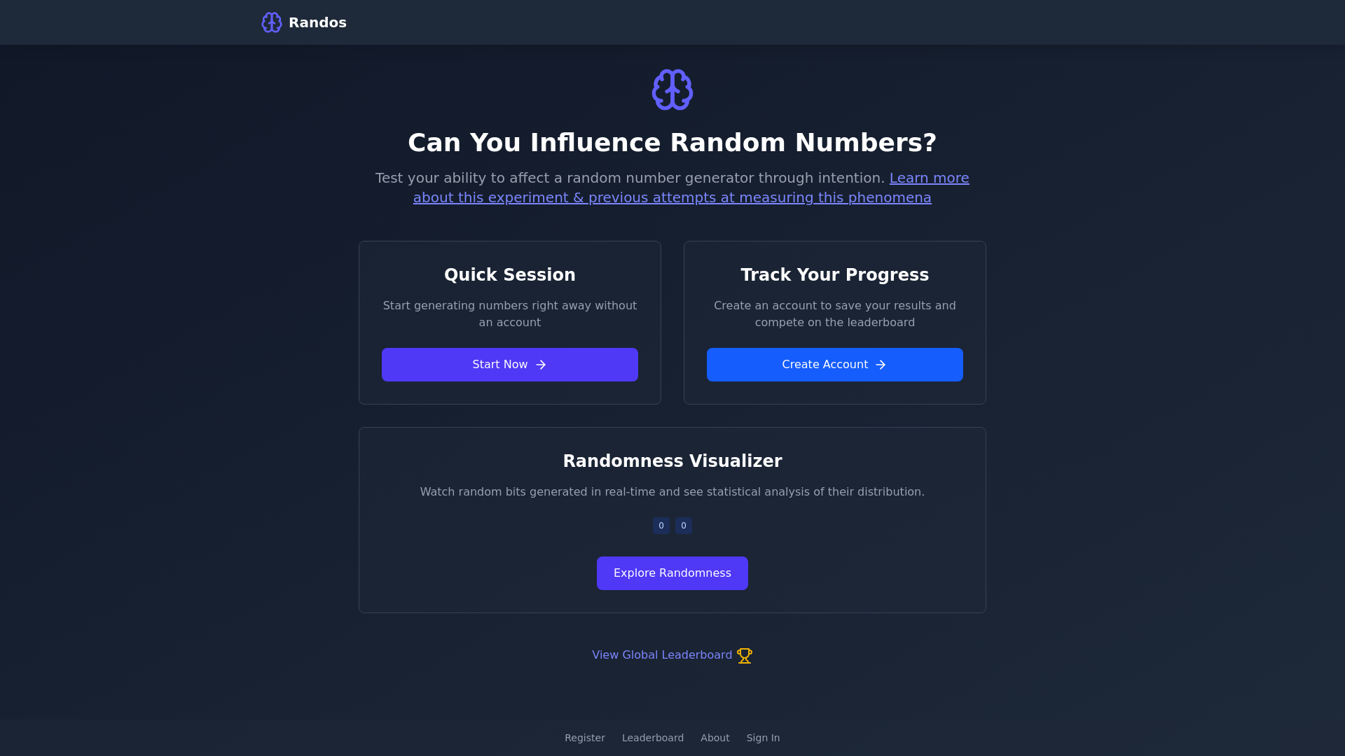 website screenshot of https://randos-club.pages.dev/