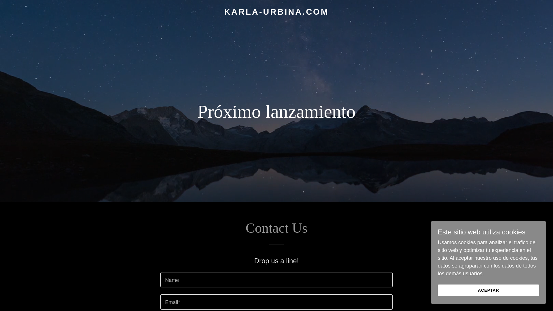 website screenshot of https://karla-urbina.com/
