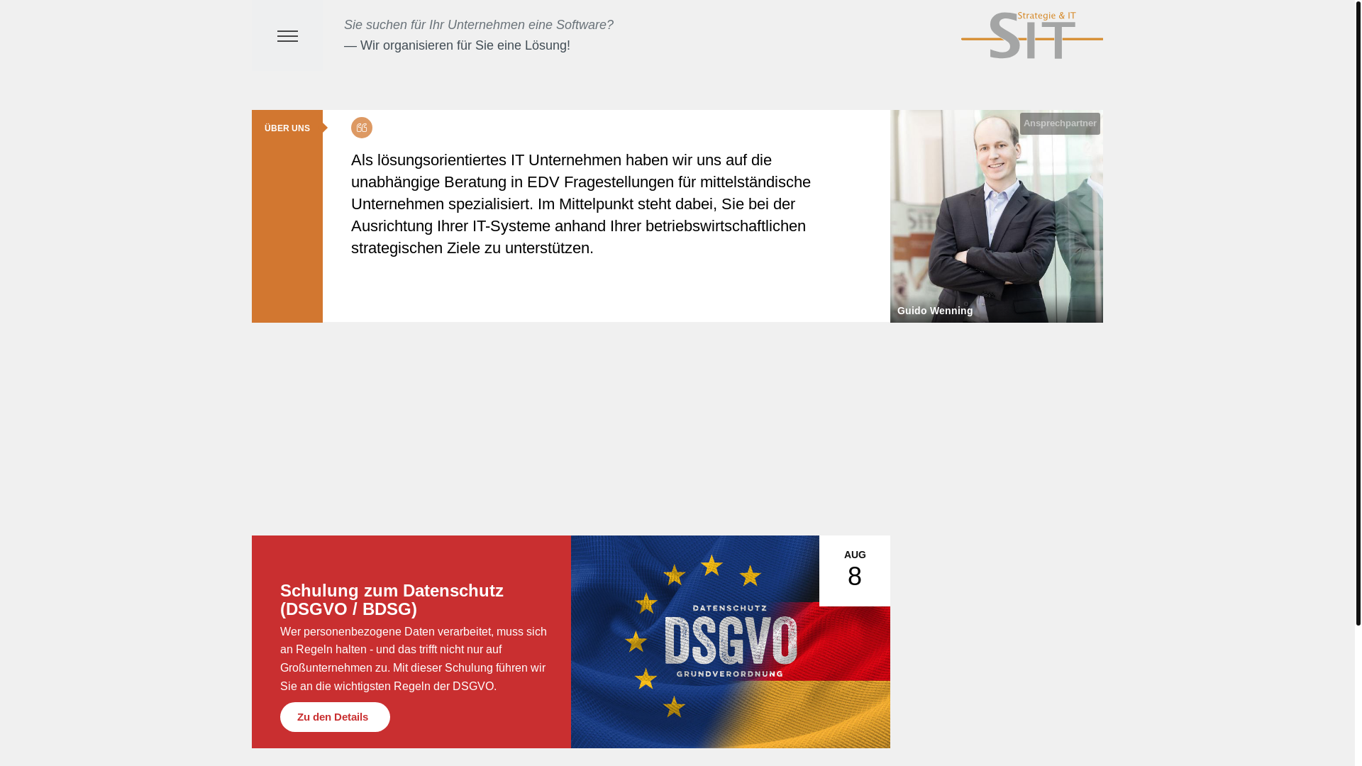 website screenshot of https://sitberatung.de/