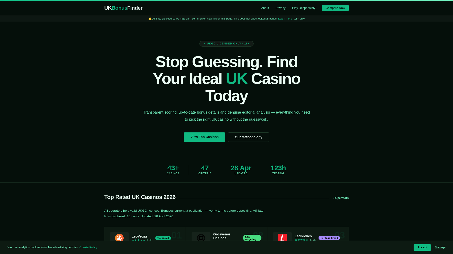 website screenshot of https://joltslotratings.co.uk/