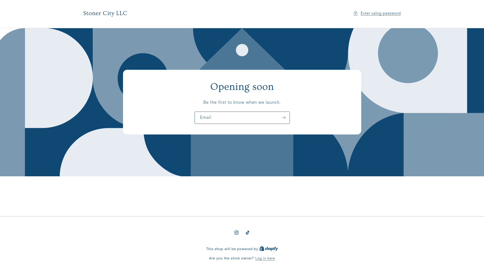 website screenshot of https://stonercityllc.com/