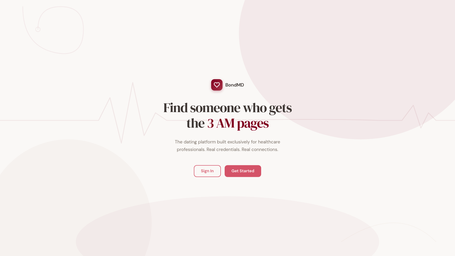 website screenshot of https://bondmd.app/
