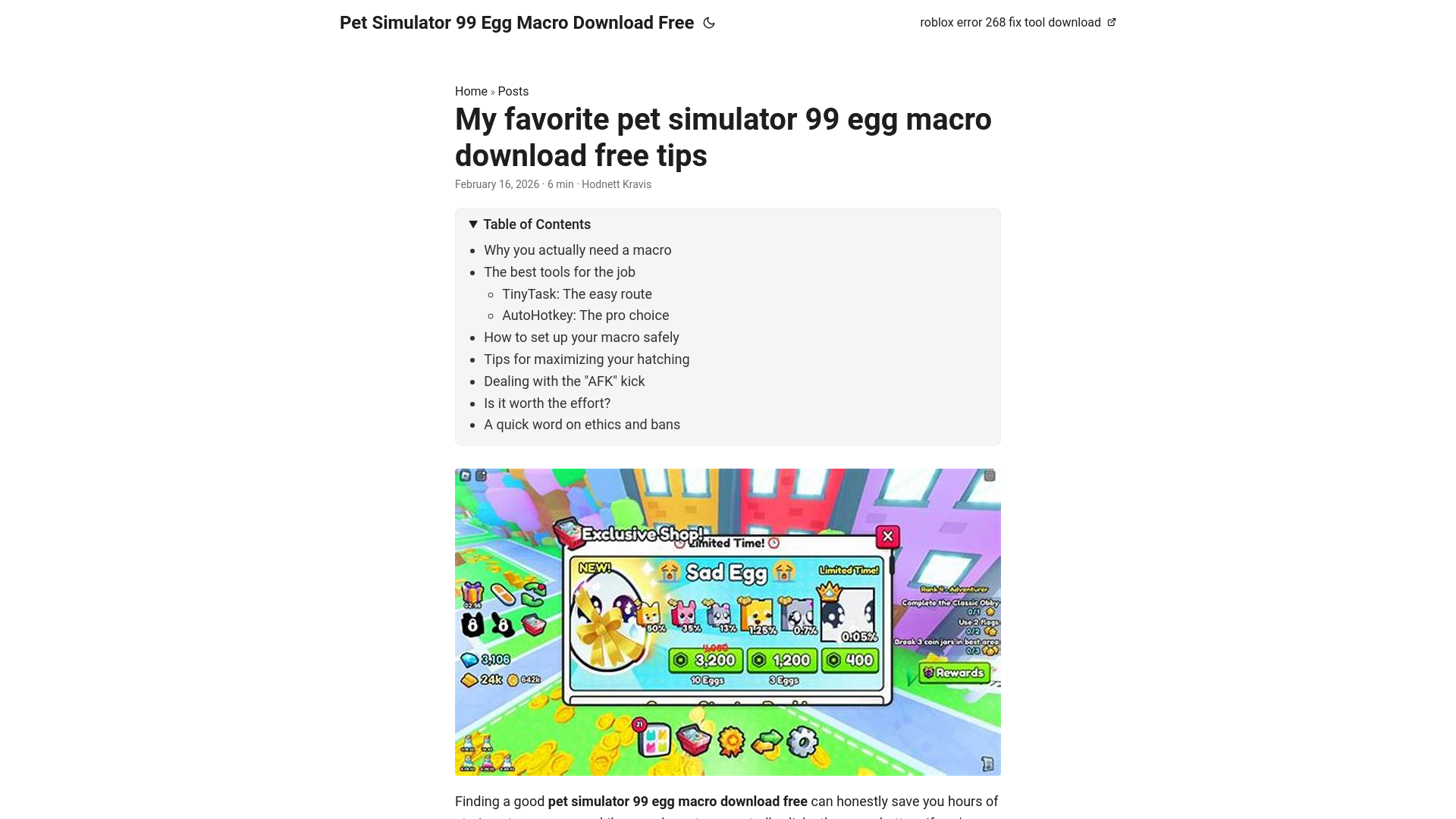 website screenshot of https://pet-simulator-99-egg-macro-download-free.pages.dev/