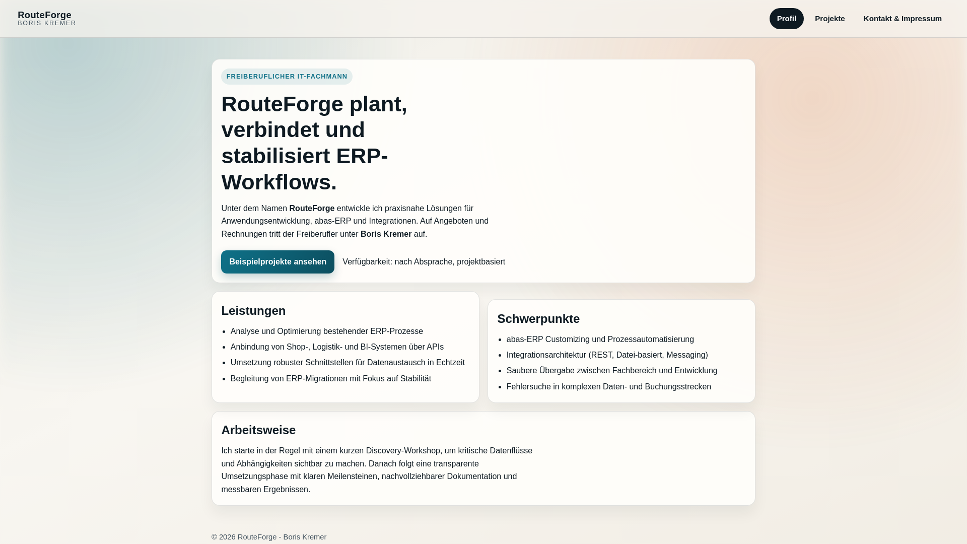 website screenshot of https://routeforge-website.pages.dev/