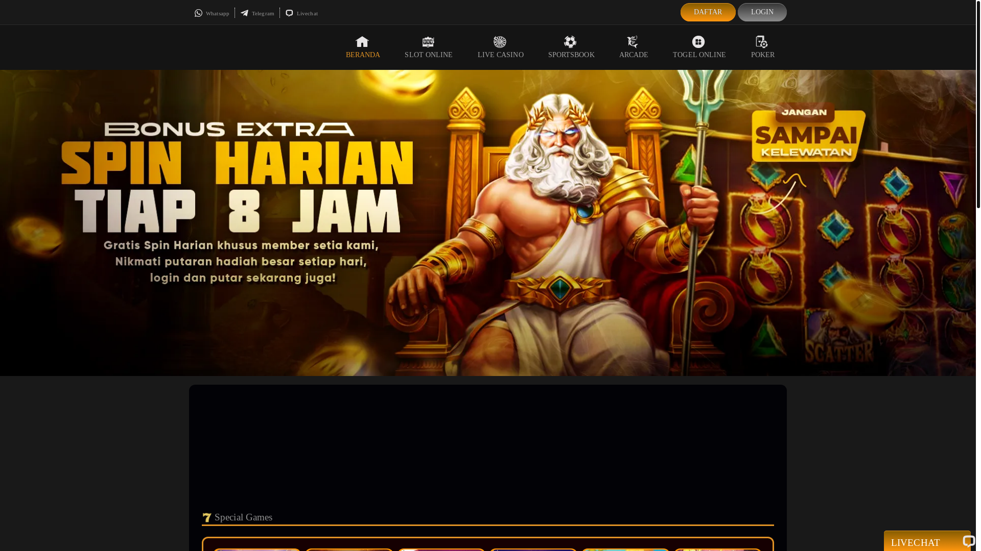 website screenshot of https://mam777.org/