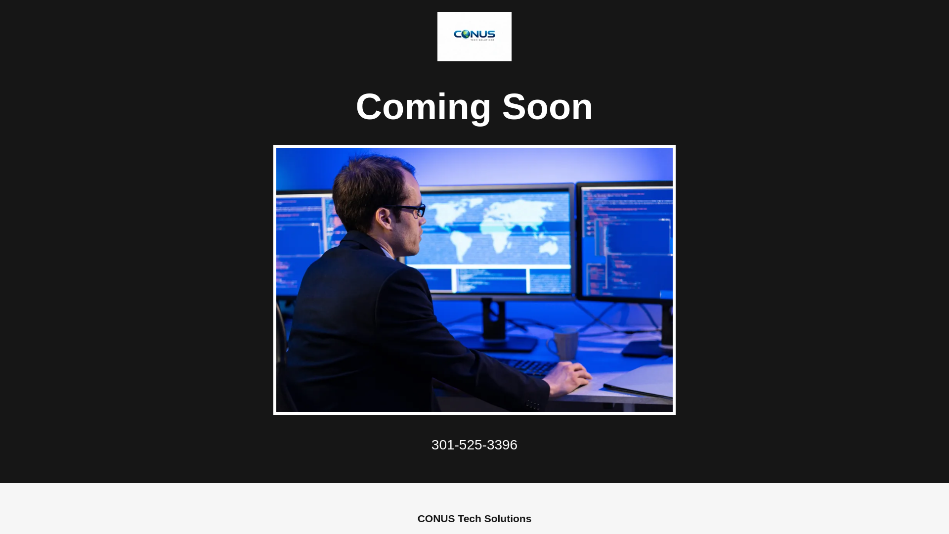 website screenshot of https://conus-tech.com/