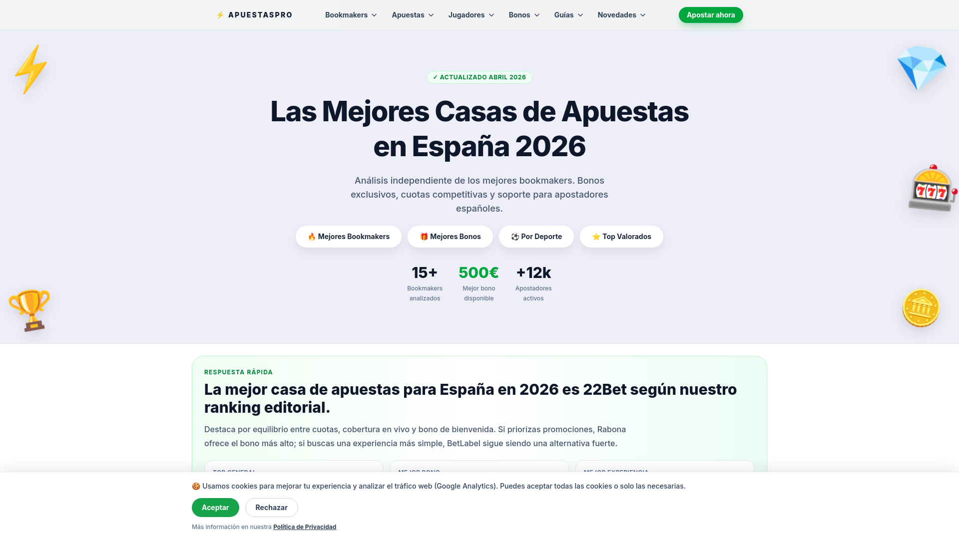 website screenshot of https://apuestasseguras.bet/