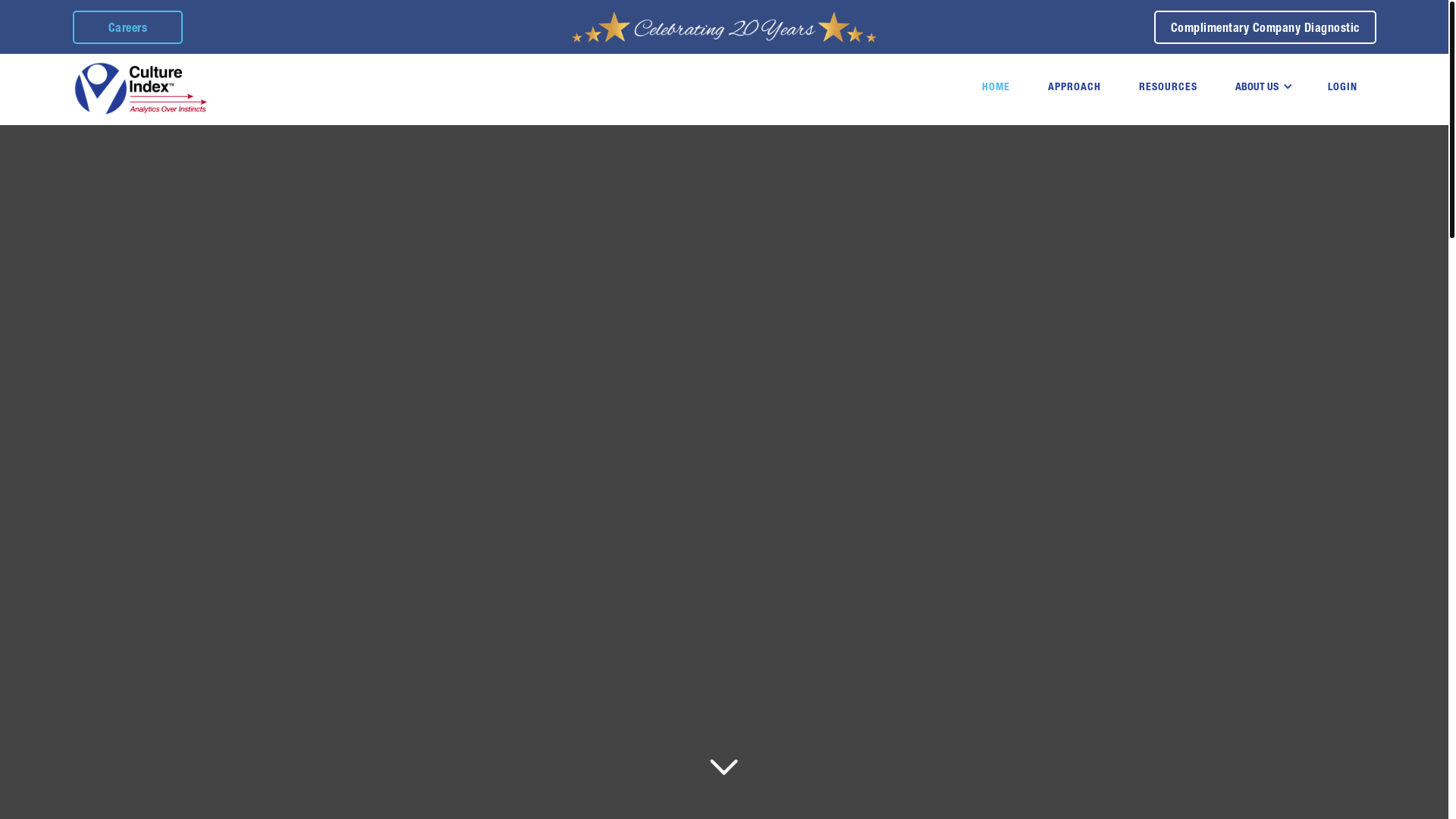 website screenshot of https://thinkcultureindex.com/