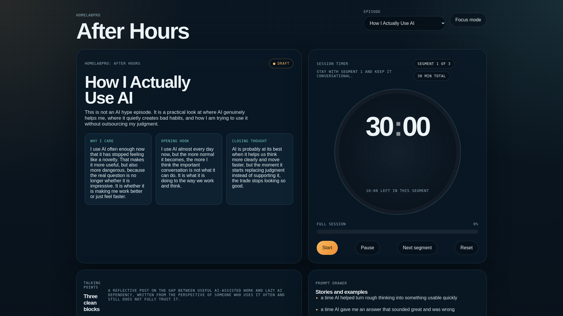 website screenshot of https://podcaster-4gl.pages.dev/
