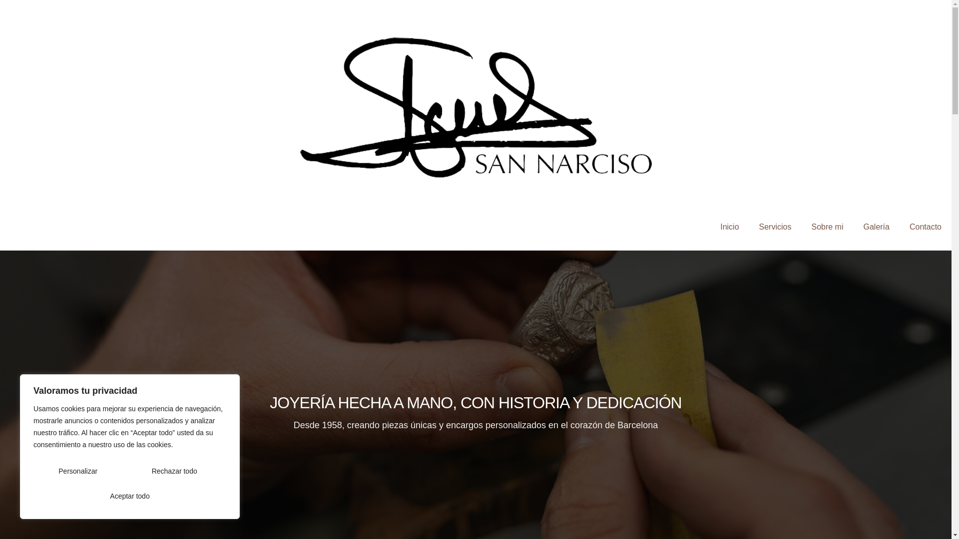 website screenshot of https://saulsannarciso.com.es/