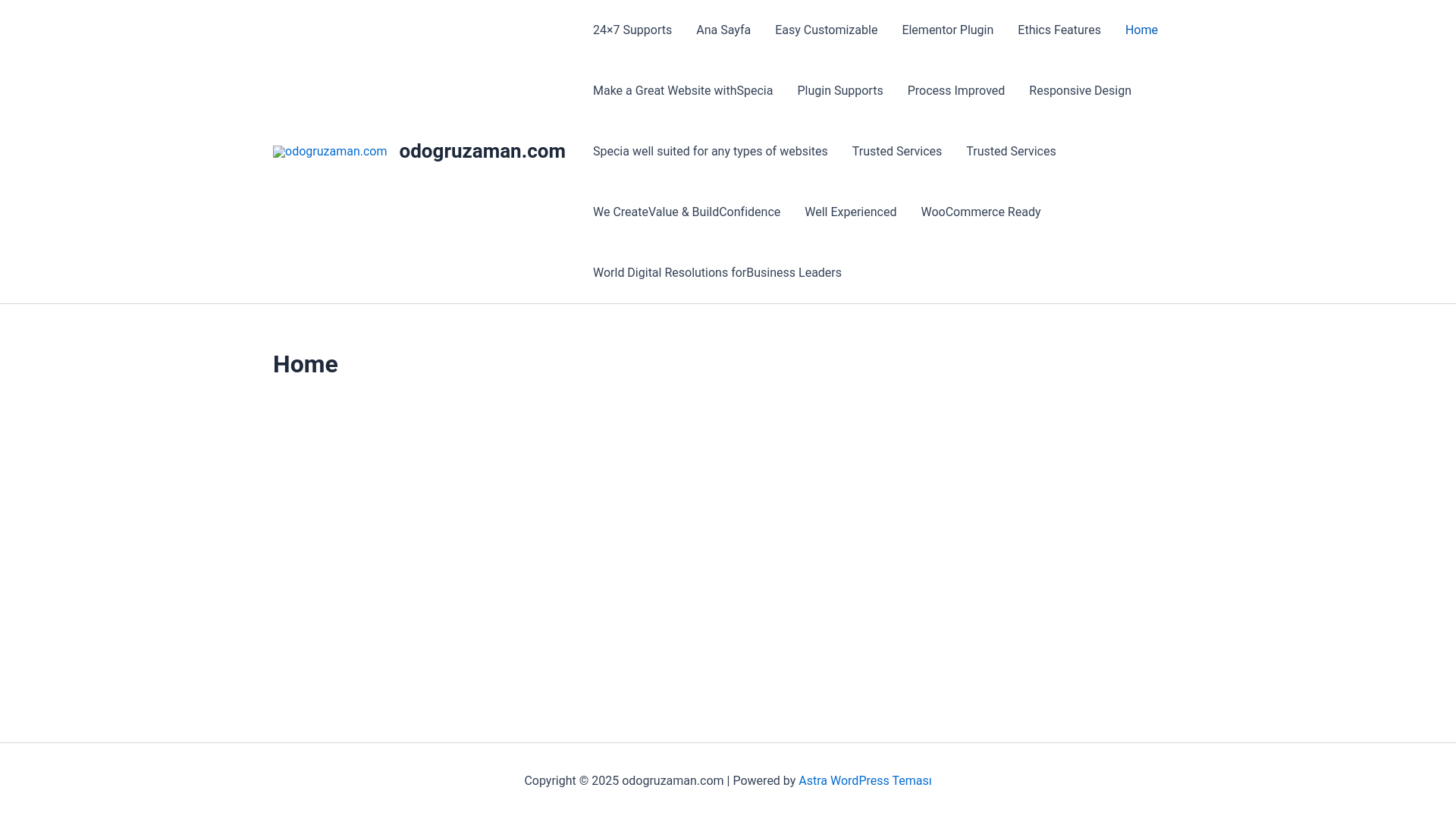 website screenshot of https://odogruzaman.com/
