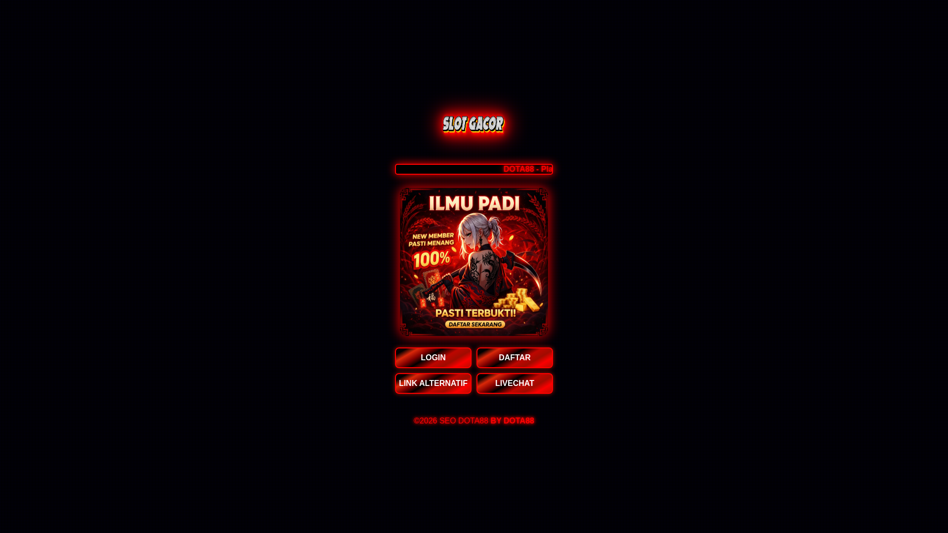 website screenshot of https://dota88-pmr.pages.dev/